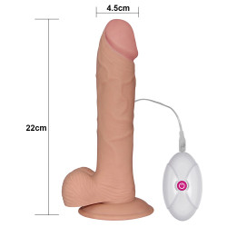 Ultra Soft Dude Gode vibrant Leo Vibe Soft Dude 18 x 4.5cm